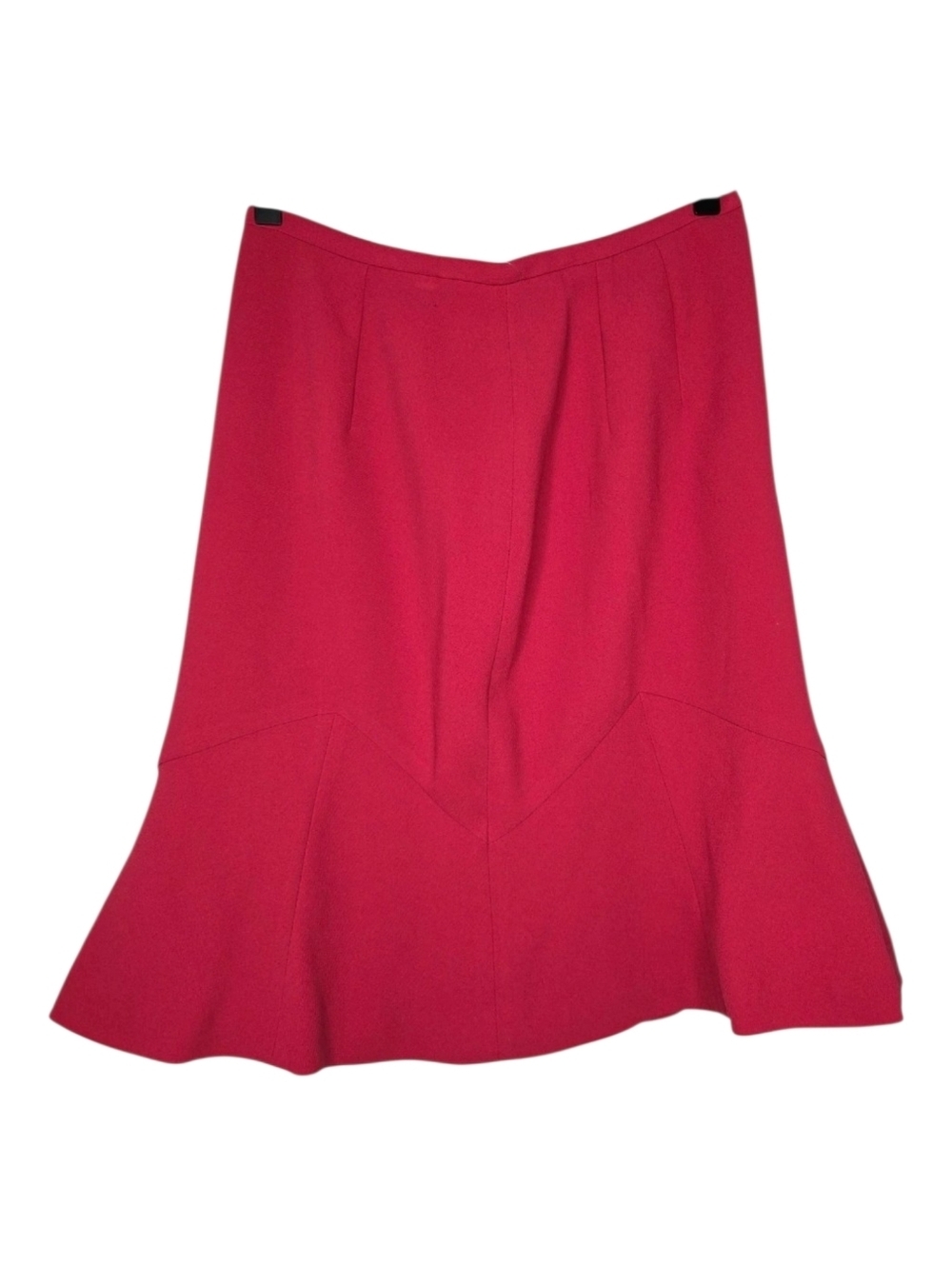 Amanda Smith Womens Vintage Pink Lined Crepe Flared Trumpet Skirt Size 4